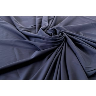 Cozy Polyester Spandex Terry Cloth Fabric, Blue Moon Fabrics