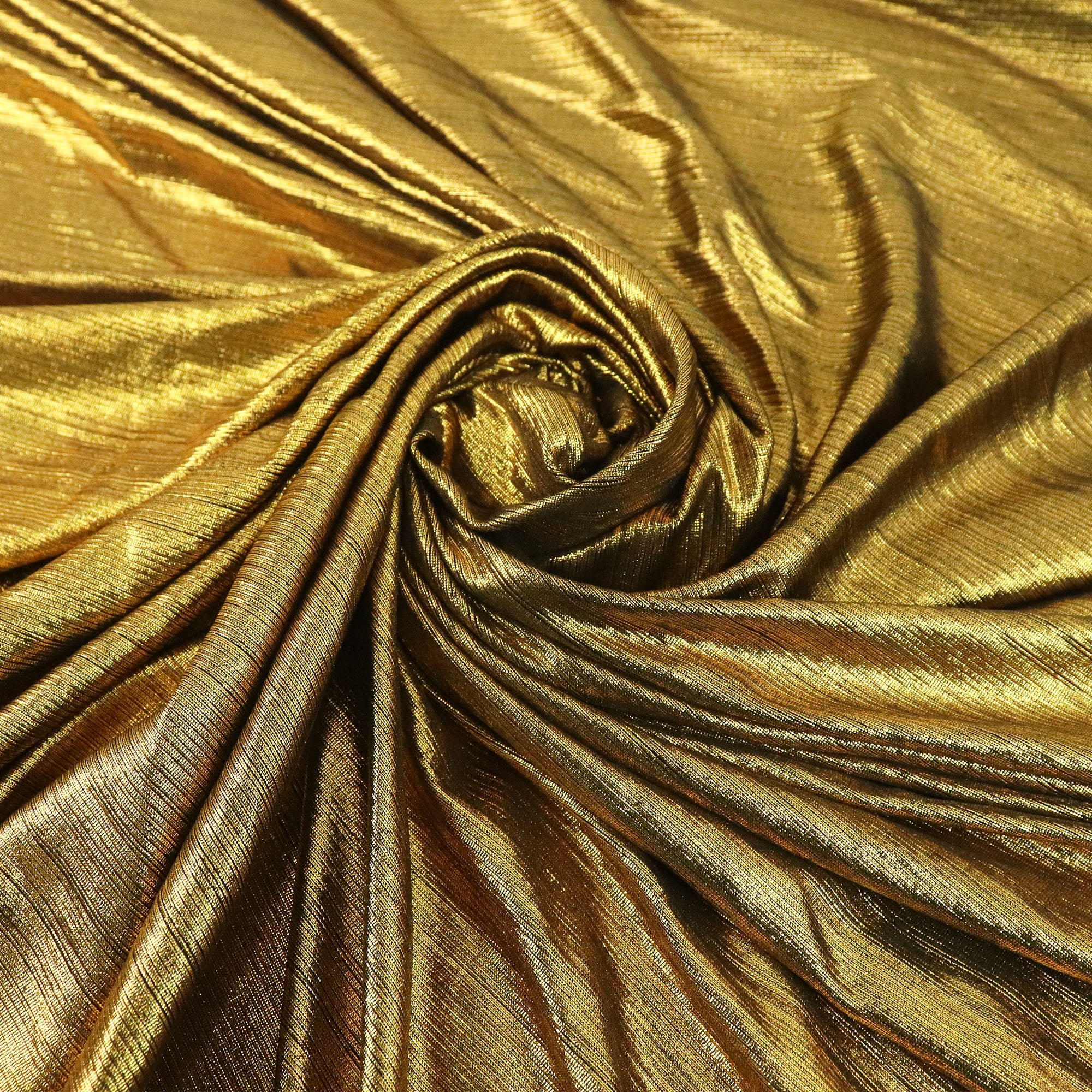 Gold Lame Fabric - by The Yard