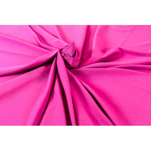 Romex Textiles Polyester Spandex Peachskin Woven Fabric for Dresswear and Arts & Crafts (3 Yards) - Magenta