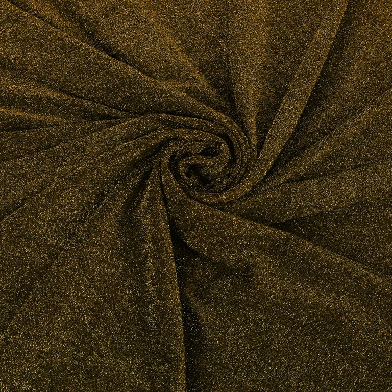 Romex Textiles Polyester Spandex Shiny Lurex Knit Fabric (3 Yards