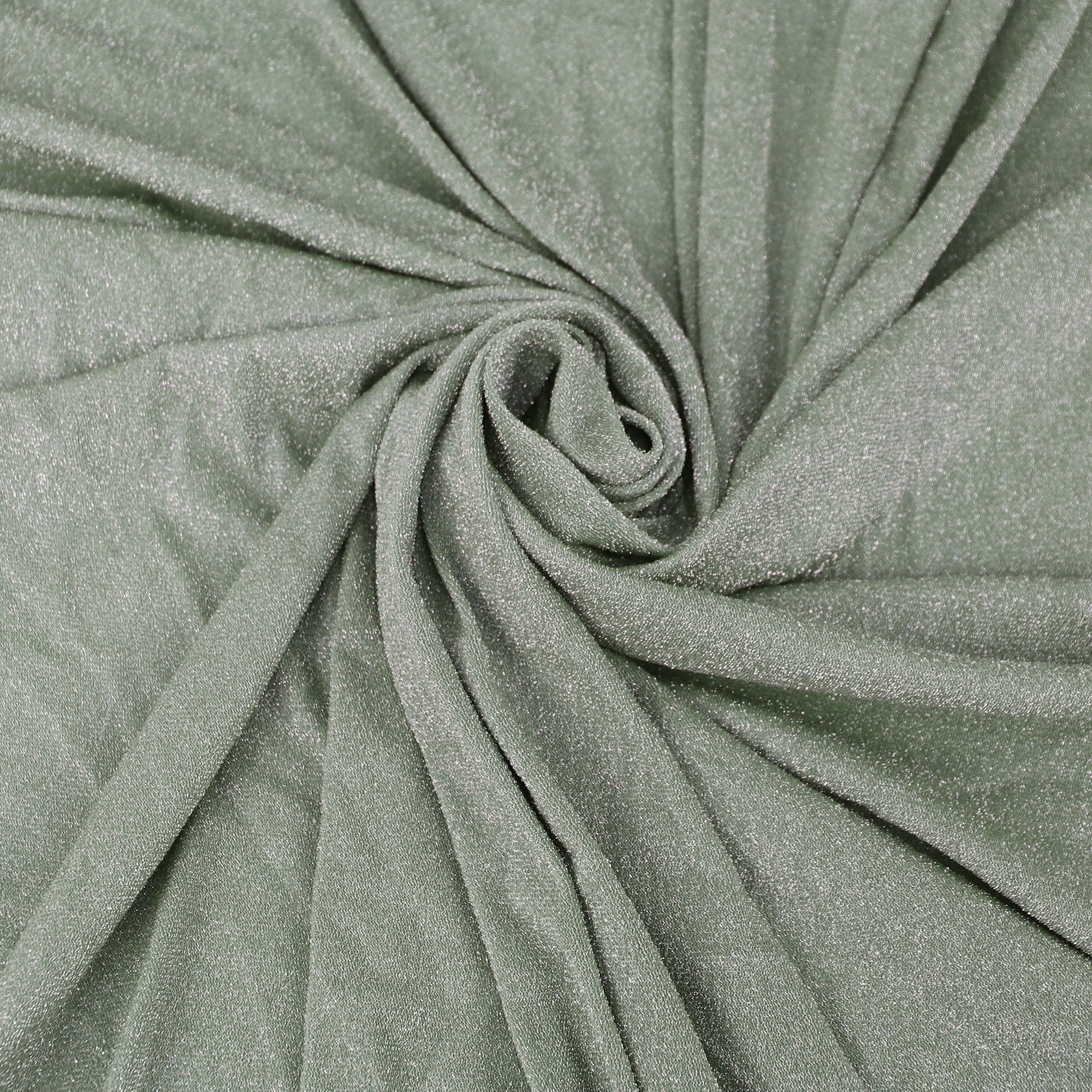 Romex Textiles Polyester Spandex Shiny Lurex Knit Fabric (3 Yards) -  Sage/Silver 