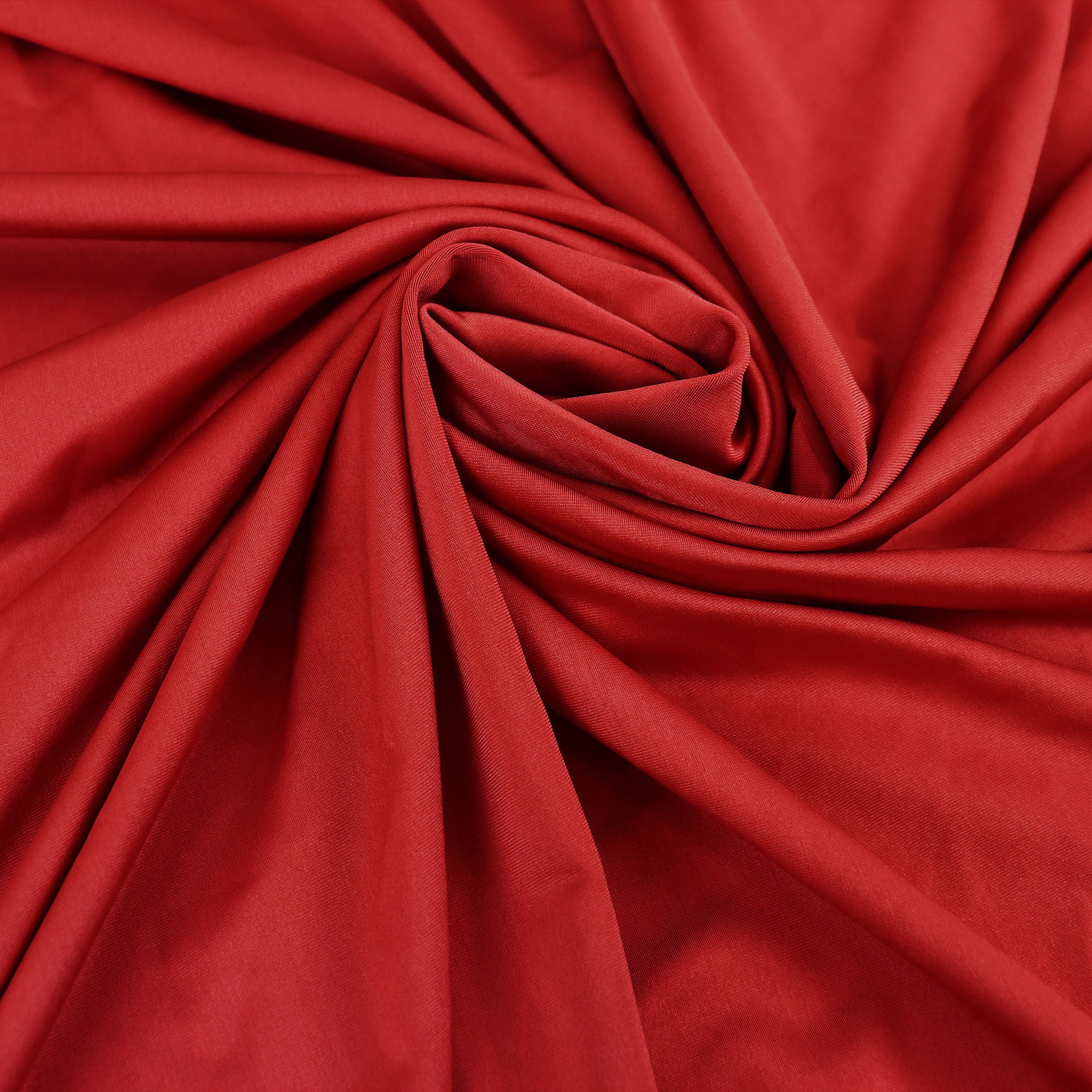 Romex Textiles Polyester Spandex Yoga Knit Fabric (3 Yards) - Red