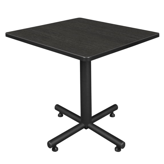 Romig Axis-Pro 30 in. Square X-Base Breakroom Table- Noble Oak