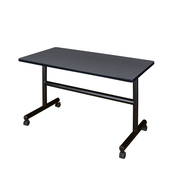 Romig Axis-Pro 48 x 30 in. Flip-Top Training Nesting Table- Grey