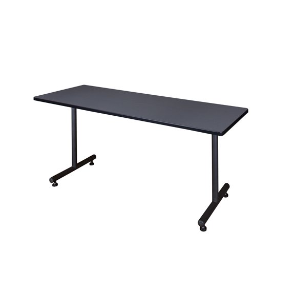 Romig Axis-Pro 60 x 24 in. Steel T-Base Training Seminar Table- Grey