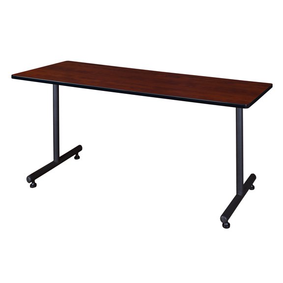 Romig Axis-Pro 60 x 30 in. Steel T-Base Training Seminar Table- Cherry