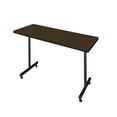 thumbnail image 1 of Romig Axis-Pro 66 x 30 in. Steel T-Base Training Seminar Table- Neo Walnut, 1 of 4
