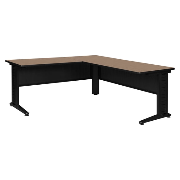 Romig Forge+ 66 x 72 in. L Shape Desk Shell- Noble Oak