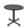 thumbnail image 1 of Romig Axis-Pro 30 in. Round X-Base Breakroom Table- Grey, 1 of 4