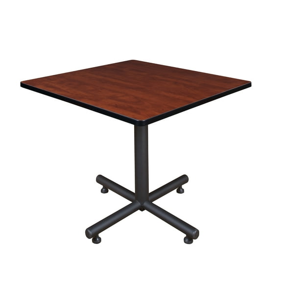 Romig Axis-Pro 36 in. Square X-Base Breakroom Table- Cherry
