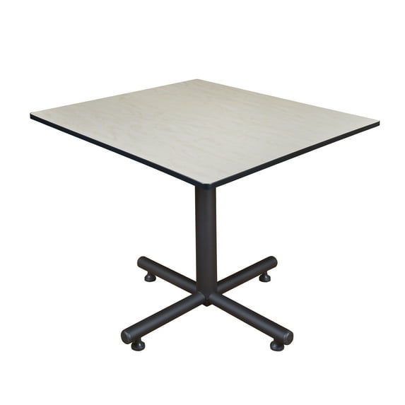 Romig Axis-Pro 48 in. Square X-Base Breakroom Table- Maple