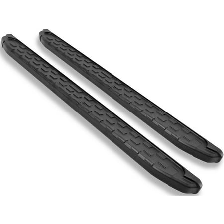 Romik 51313419 Black Side Steps Compatible with 2014-2020 Jeep Renegade