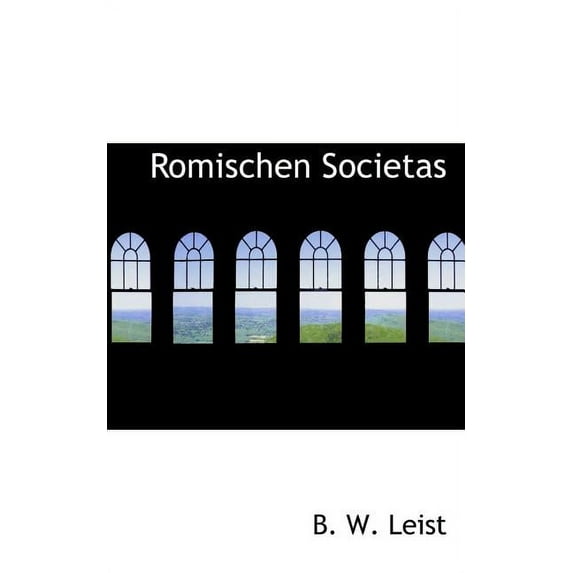 Romischen Societas (Paperback)