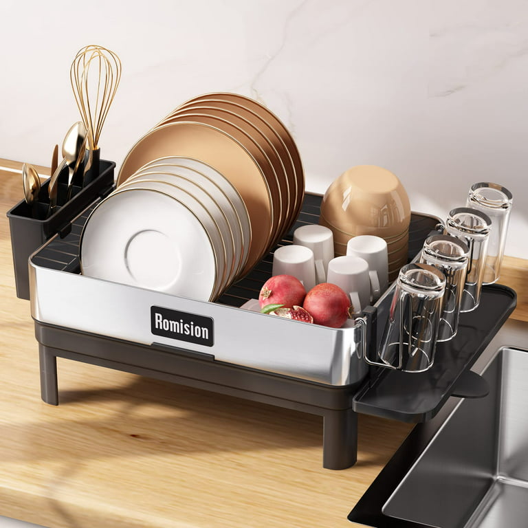 This is the best dish drying rack for small spaces