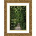 thumbnail image 1 of Romita, Denise 13x18 Gold Ornate Wood Framed with Double Matting Museum Art Print Titled - Through the Trees I, 1 of 4