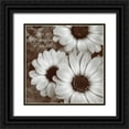 thumbnail image 1 of Romita, Denise 20x20 Black Ornate Wood Framed with Double Matting Museum Art Print Titled - Sepia Blossoms I, 1 of 4