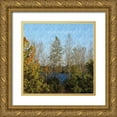 thumbnail image 1 of Romita, Denise 20x20 Gold Ornate Wood Framed with Double Matting Museum Art Print Titled - Trees of Fall, 1 of 4