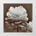 thumbnail image 1 of Romita, Denise 20x20 White Modern Wood Framed Museum Art Print Titled - Sepia Blossoms II, 1 of 4