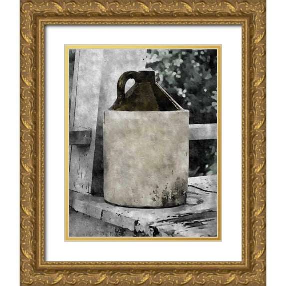 Romita, Denise 20x24 Gold Ornate Wood Framed with Double Matting Museum Art Print Titled - On the Farm I