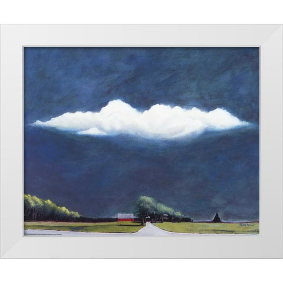 Romm, Steven 14x12 White Modern Wood Framed Museum Art Print Titled - Going To Sag Harbor