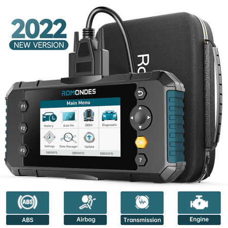 Romondes RD2000 OBD2 Scanner ABS SRS Transmission, Live Data