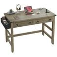 thumbnail image 1 of Romorgniz 40"Small Desk Computer Desk Drawers & Side Storage Rustic Home Office Desk with Power Outlets&USB,Dark Oak, 1 of 9