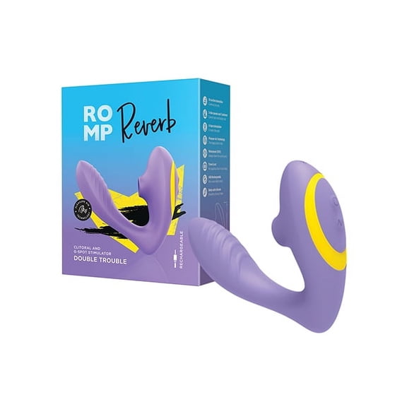 Romp Reverb Clitoral and G-Spot Vibe in Lilac