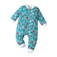 thumbnail image 1 of Romper Fall Winter Children Hooded 3-6M Xmas Infant Newborn Baby Boys Girls Long Sleeve Cute Cartoon Print Patchwork Romper Jumpsuit Christmas Outfits Clothes ,A-3, 1 of 7