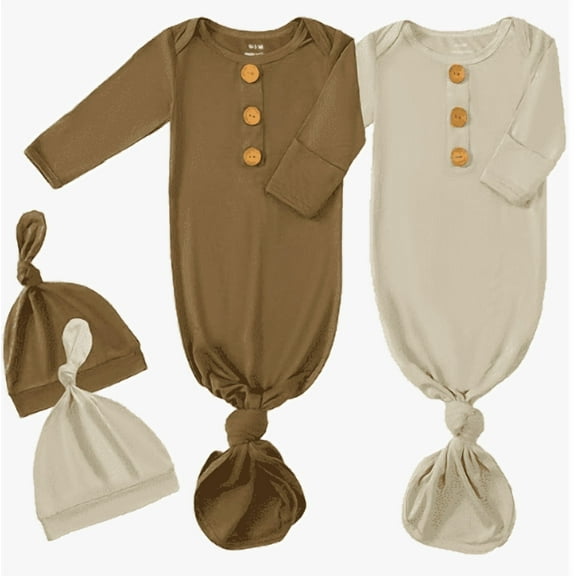 Romperinbox Viscose from Bamboo Baby Footless Pajamas with Mittens Double Zipper Jumpsuit Long Sleeve Jumpsuit 0-25Month