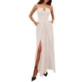 thumbnail image 1 of Rompers for Women 2025 Wide Leg V Neck Off Shoulder Jumpsuits, 1 of 4