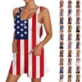 thumbnail image 1 of Rompers for Women 2026 Summer Casual Jumpsuits Sleeveless Wide Leg Overalls Adjustable Strap Jumpsuit with Pockets, 1 of 7