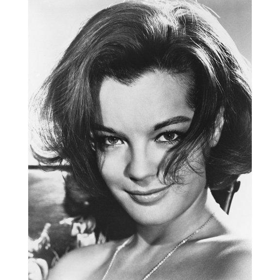 Romy Schneider Glamorous Smiling Portrait With Touseled Hair 24x36 Classic Hollywood Poster