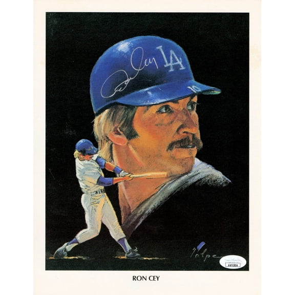 Ron Cey Signed Autographed 8.5X11 Photo Dodgers Artists Collage JSA AW92804