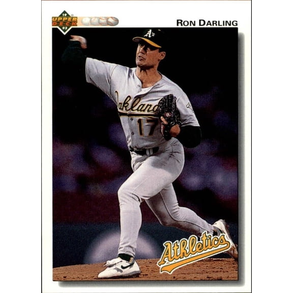 Ron Darling 1992 Upper Deck MLB #669 Baseball Card Oakland Athletics