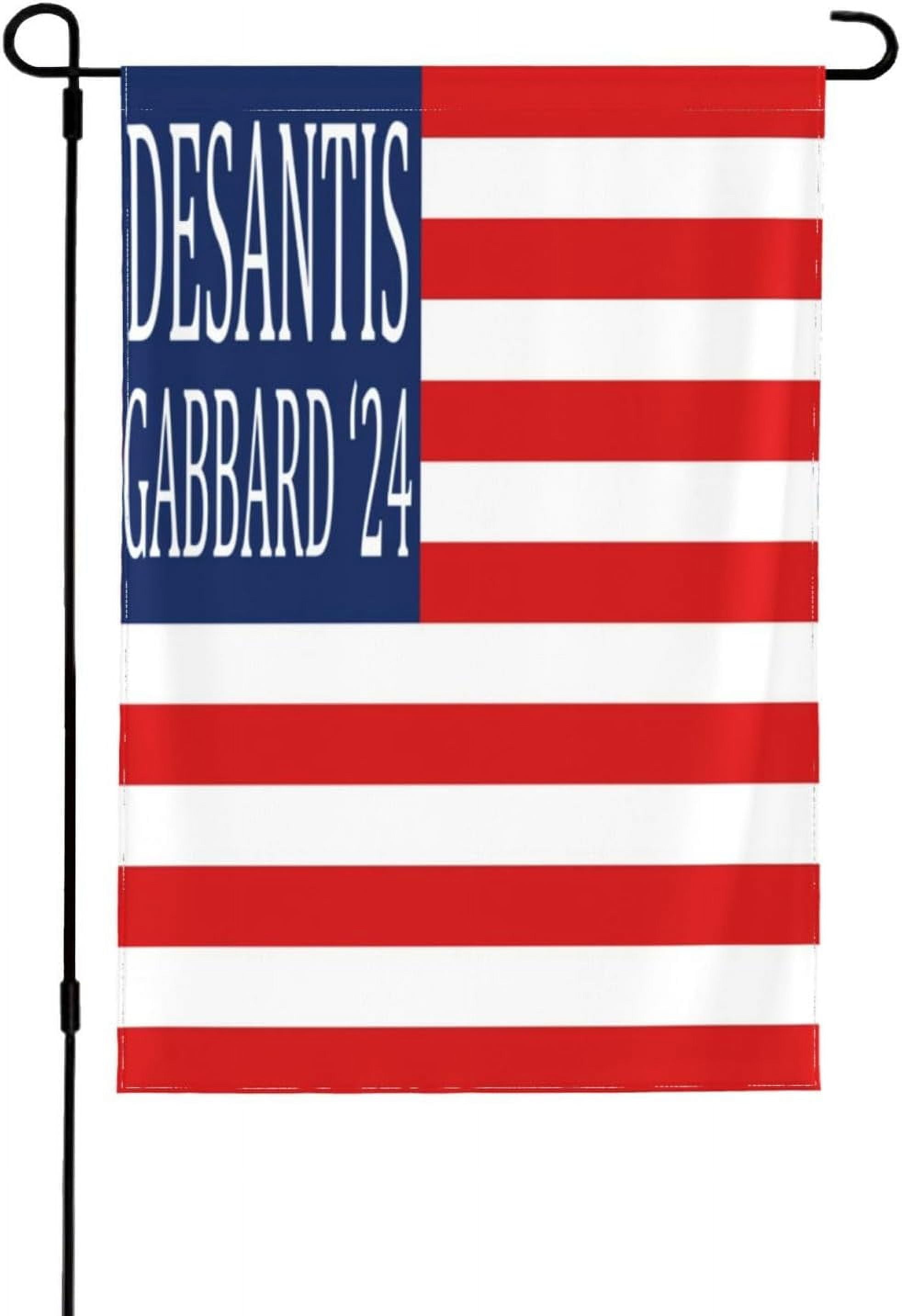 Ron Desantis Tulsi Gabbard 2024 Garden Flag 12.5"x18",Double Sided Yard ... Ron DeSantis Ron Desantis Tulsi Gabbard 2024 Garden Flag 12.5"x18",Double Sided Yard ...
