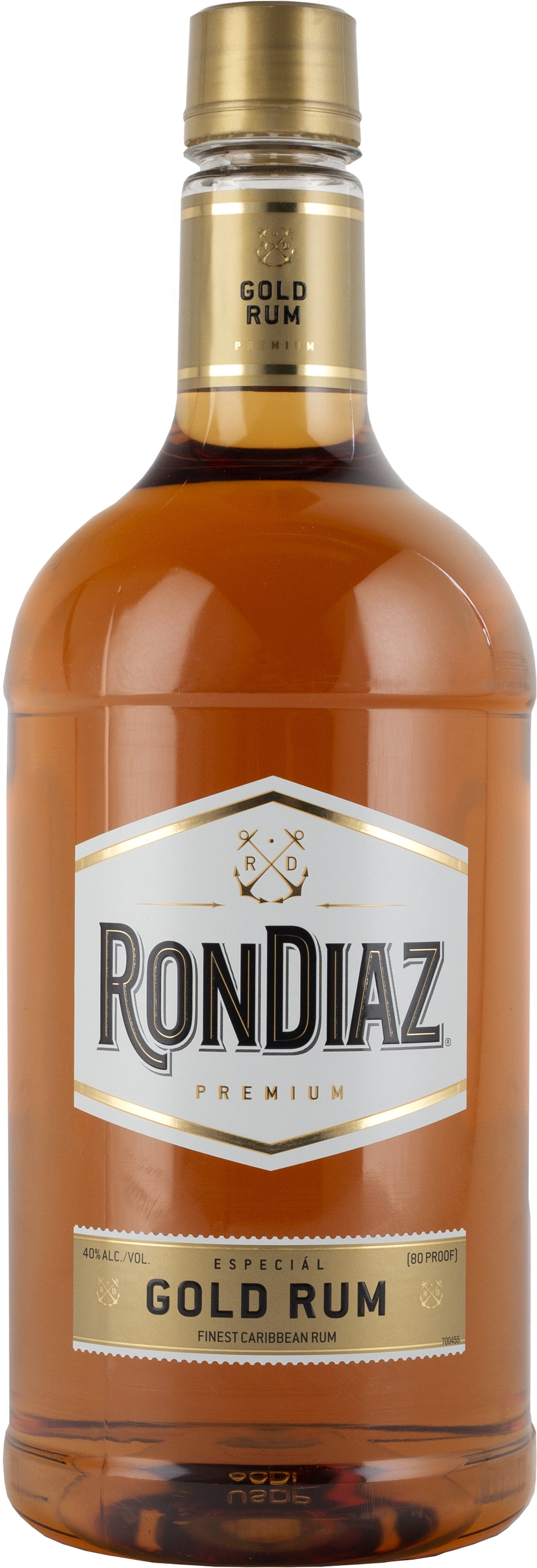 Ron Gold Rccl Ron Diaz Gold Rum, Caribbean, 80 Proof, 1.75l Plastic Bottle, 59.2 fl ...