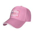 Ron Don 2024 Trump DeSantis 2024 Election Gifts Baseball Cap Pink Men