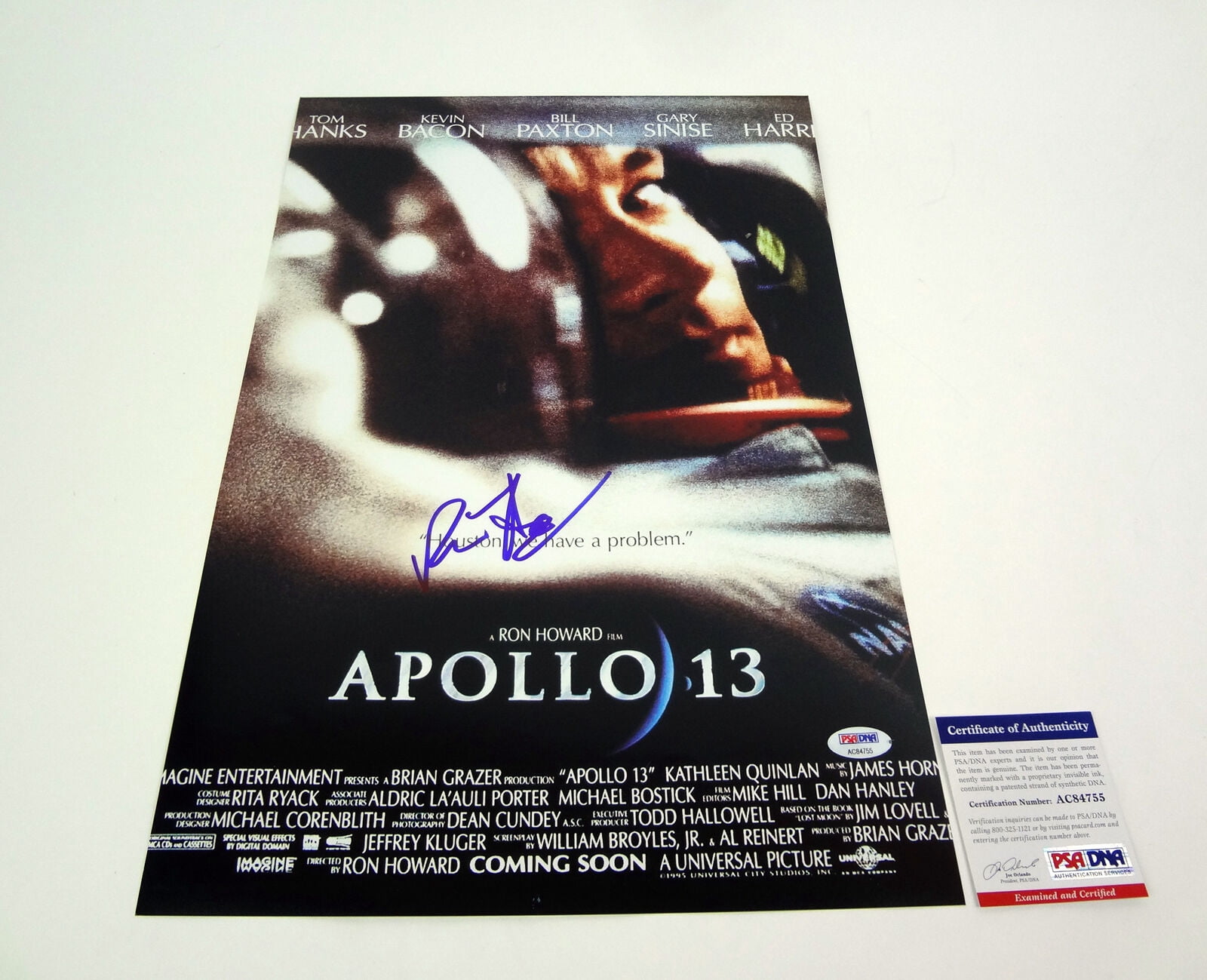 Pre-Owned Ron Howard Director Signed Autograph Apollo 13 Movie Poster