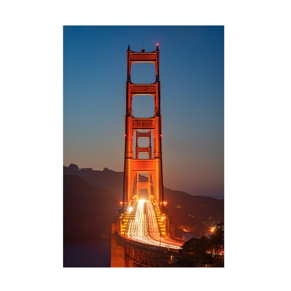 Ron Langager 'Golden Gate Bridge' Canvas Art