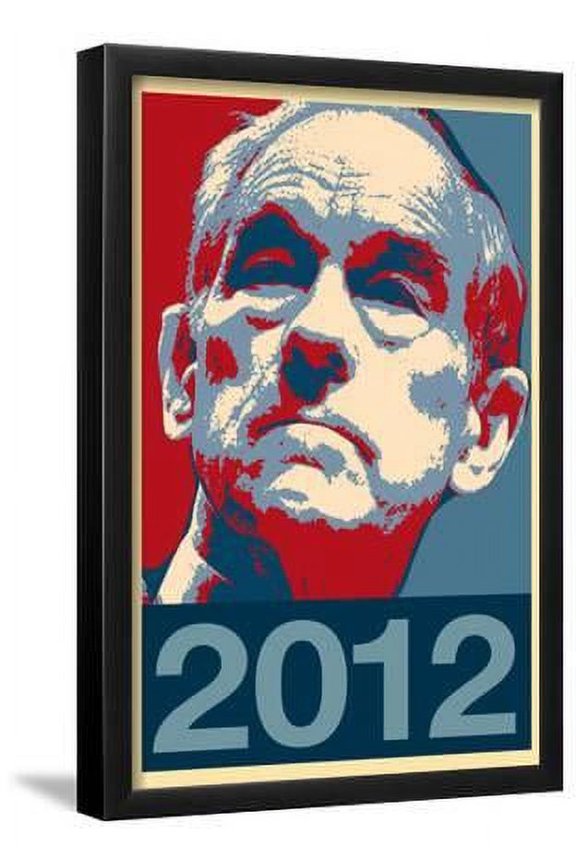 Ron Paul 2012 Political Poster, Framed Art Print Wall Art Sold by ArtCom