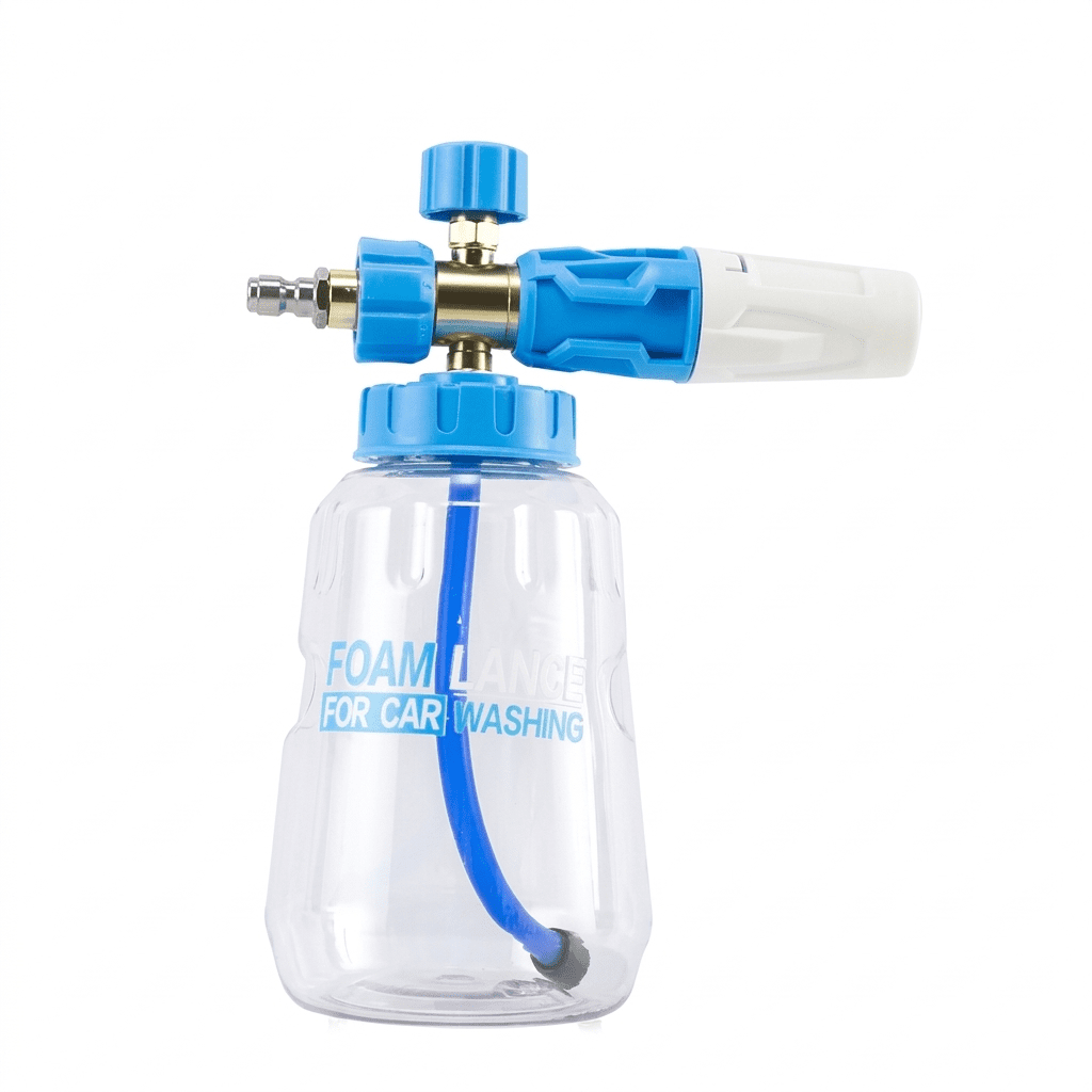 Ron Pressure Washer Foam Cannon: Brass — Adjustable Core — Thick Soap | Outdoor & Garage & Courtyard for Adults & Car Owners