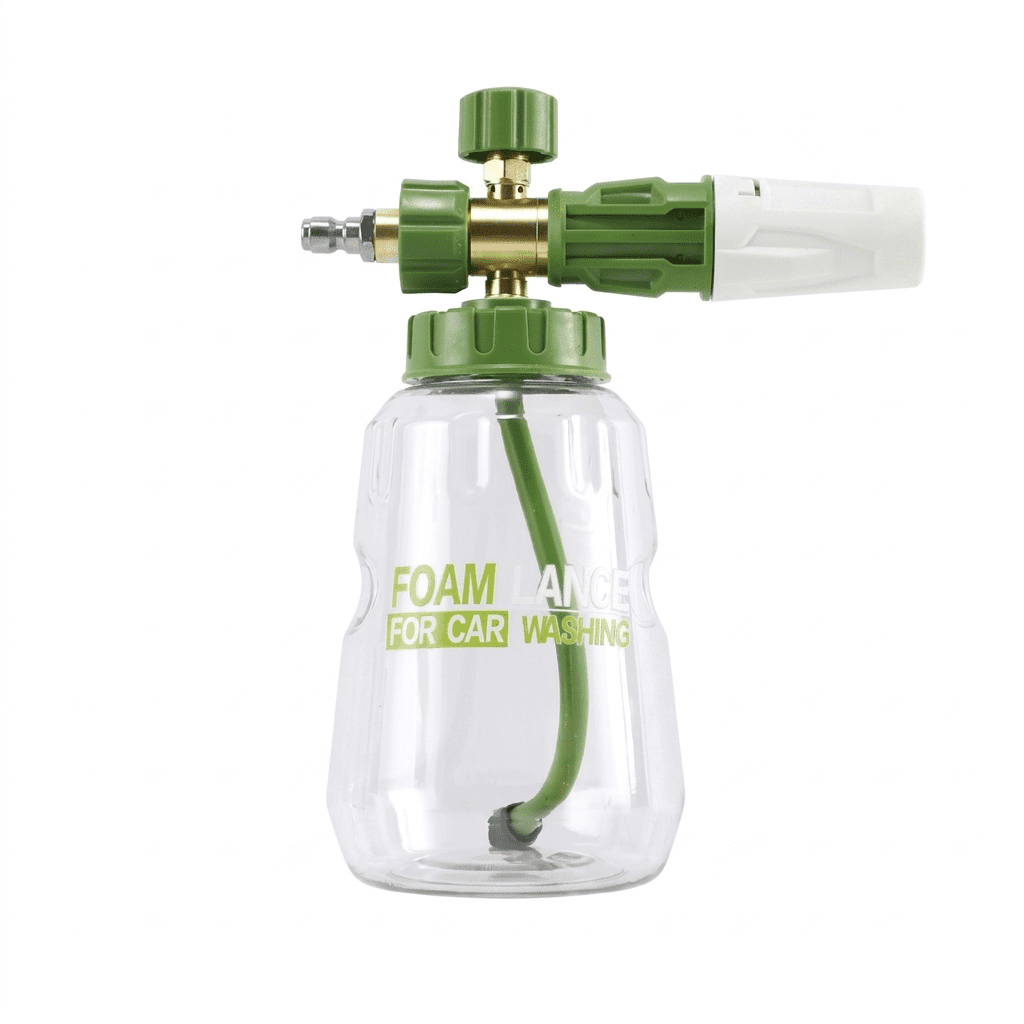 Ron Pressure Washer Foam Cannon: Brass — Adjustable Core — Thick Soap | Outdoor & Garage & Courtyard for Adults & Car Owners
