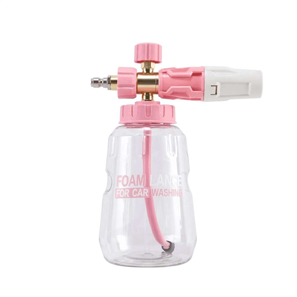 Ron Pressure Washer Foam Cannon: Brass — Adjustable Core — Thick Soap | Outdoor & Garage & Courtyard for Adults & Car Owners