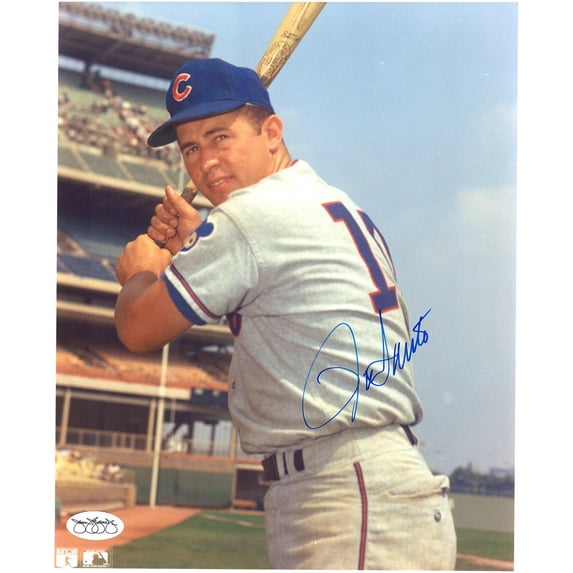 Ron Santo Chicago Cubs Autographed 8" x 10" Batting Stance Photgraph - JSA - Fanatics Authentic Certified