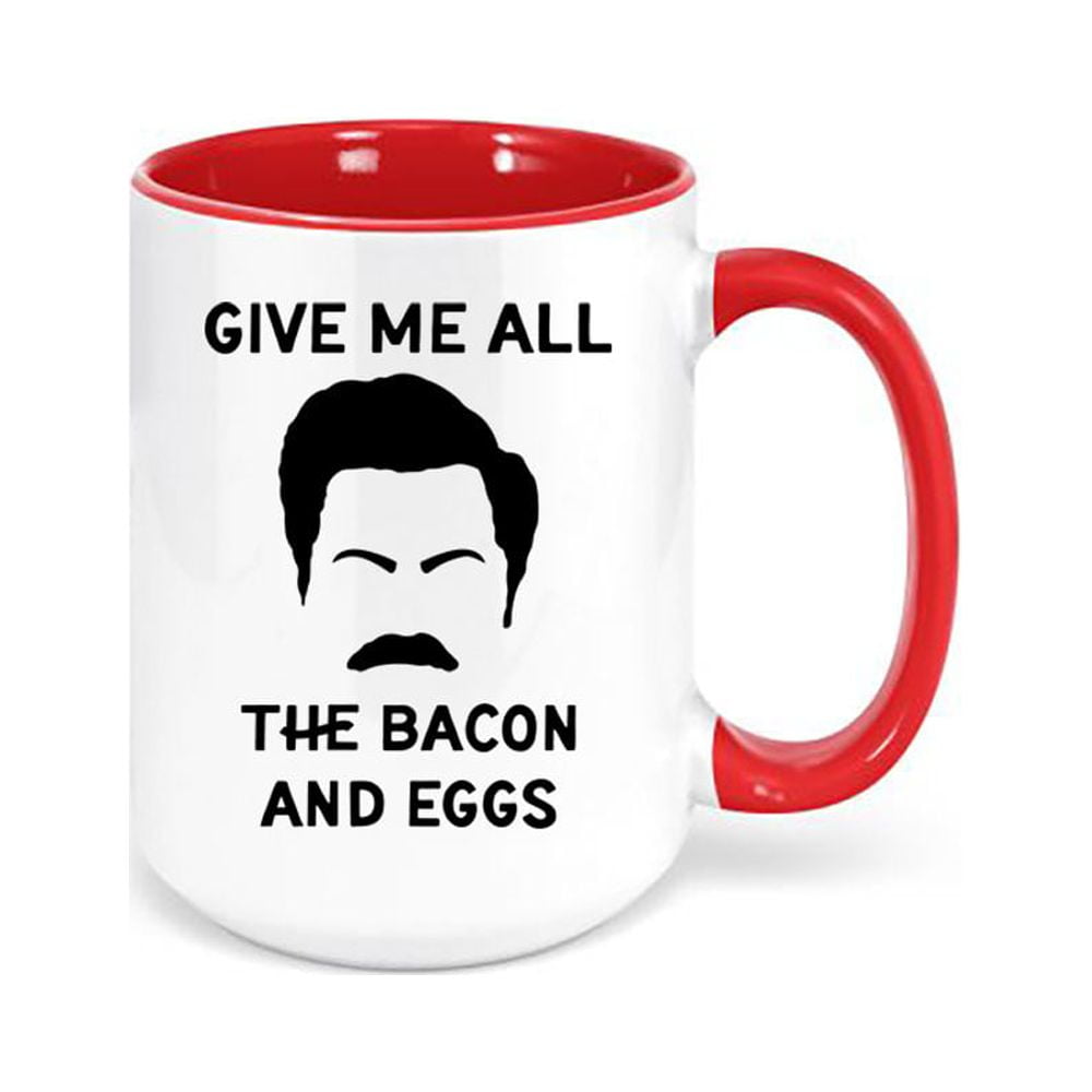 Give Me All The Bacon And Eggs You Have Funny Travel Mug 14oz Coffee Mugs  or Tea Cup Cool Birthday/christmas Gifts for Men,women,him,boys and Girls -  Yahoo Shopping