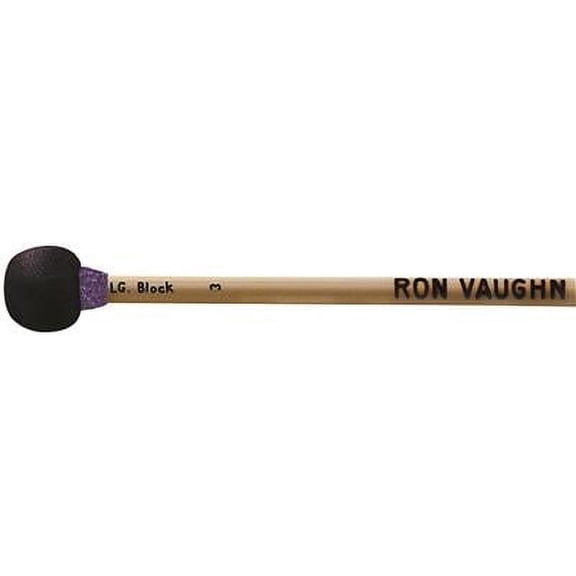 Ron Vaughn LBM-3R Large Woodblock Mallets, Rattan