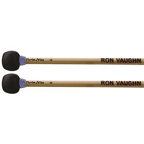 Ron Vaughn MARIMM-6R Marimba Mallets, Rattan