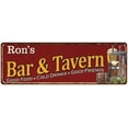 thumbnail image 1 of Ron's Bar and Tavern Red Chic Sign Man Cave Decor Gift 6x18 106180002025, 1 of 1