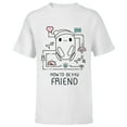 thumbnail image 1 of Ron’s Gone Wrong B-Bot How To Be My Friend Standard - Short Sleeve T-Shirt for Kids – Customized-White, 1 of 5