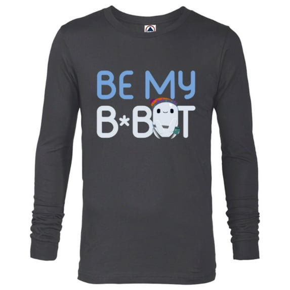 Ron’s Gone Wrong Be My B-Bot Standard - Long Sleeve T-Shirt for Men – Customized-Charcoal Heather